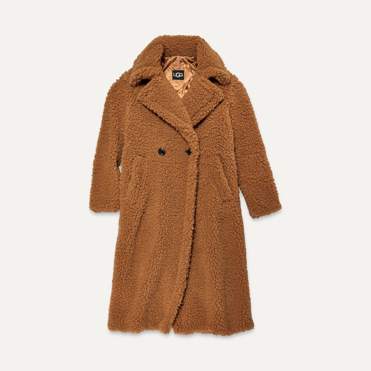 UGG Gertrude Long Teddy CoatforWomen UGG Europe